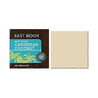 East Moon Caribbean Coconut Bath Soap Gentle Body Cleanser With Long-Lasting Fragrance And Moisturizing Shower Soap