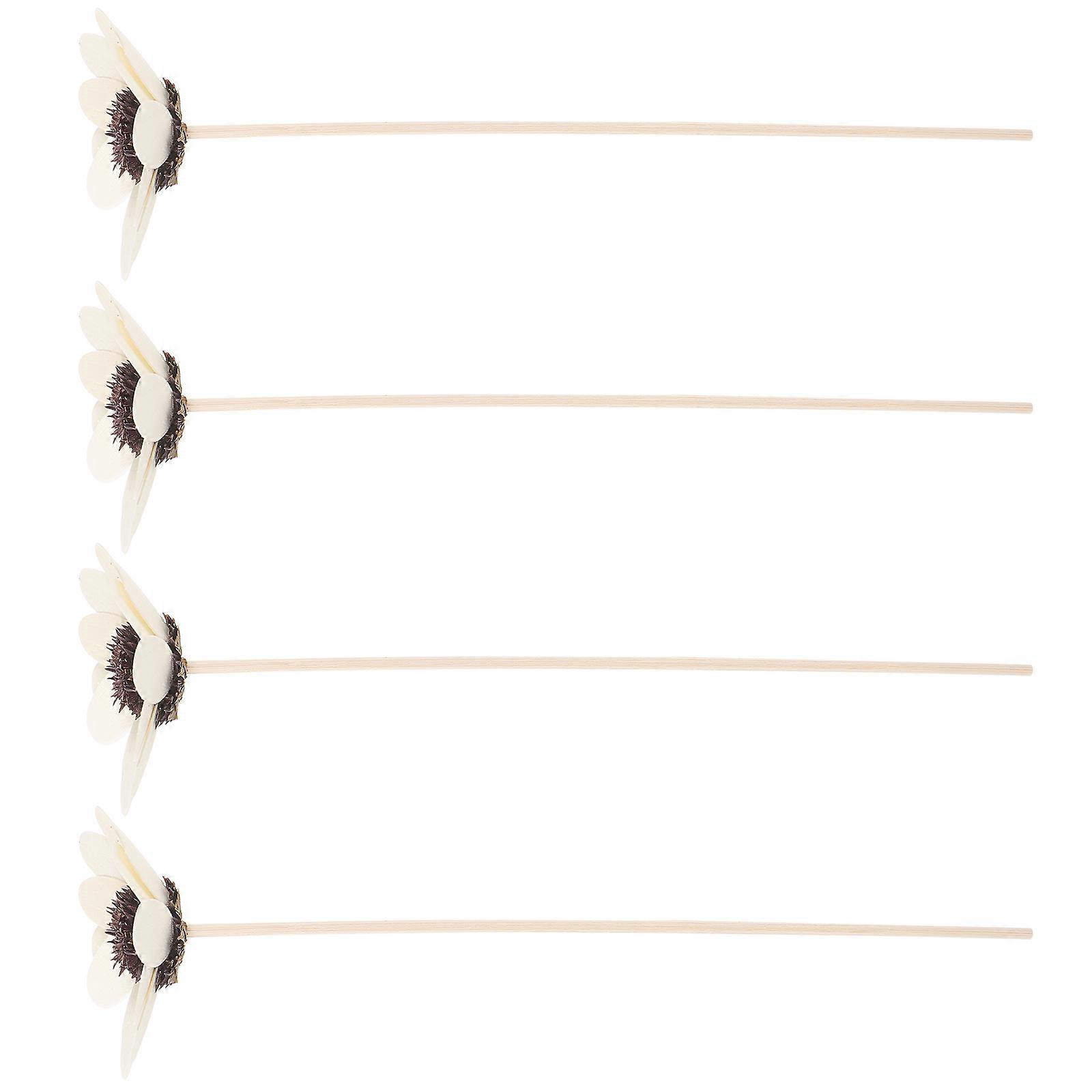 Diffuser Sticks Wood for Aromatherapy 4Pcs Replaceable Aroma Sticks Set