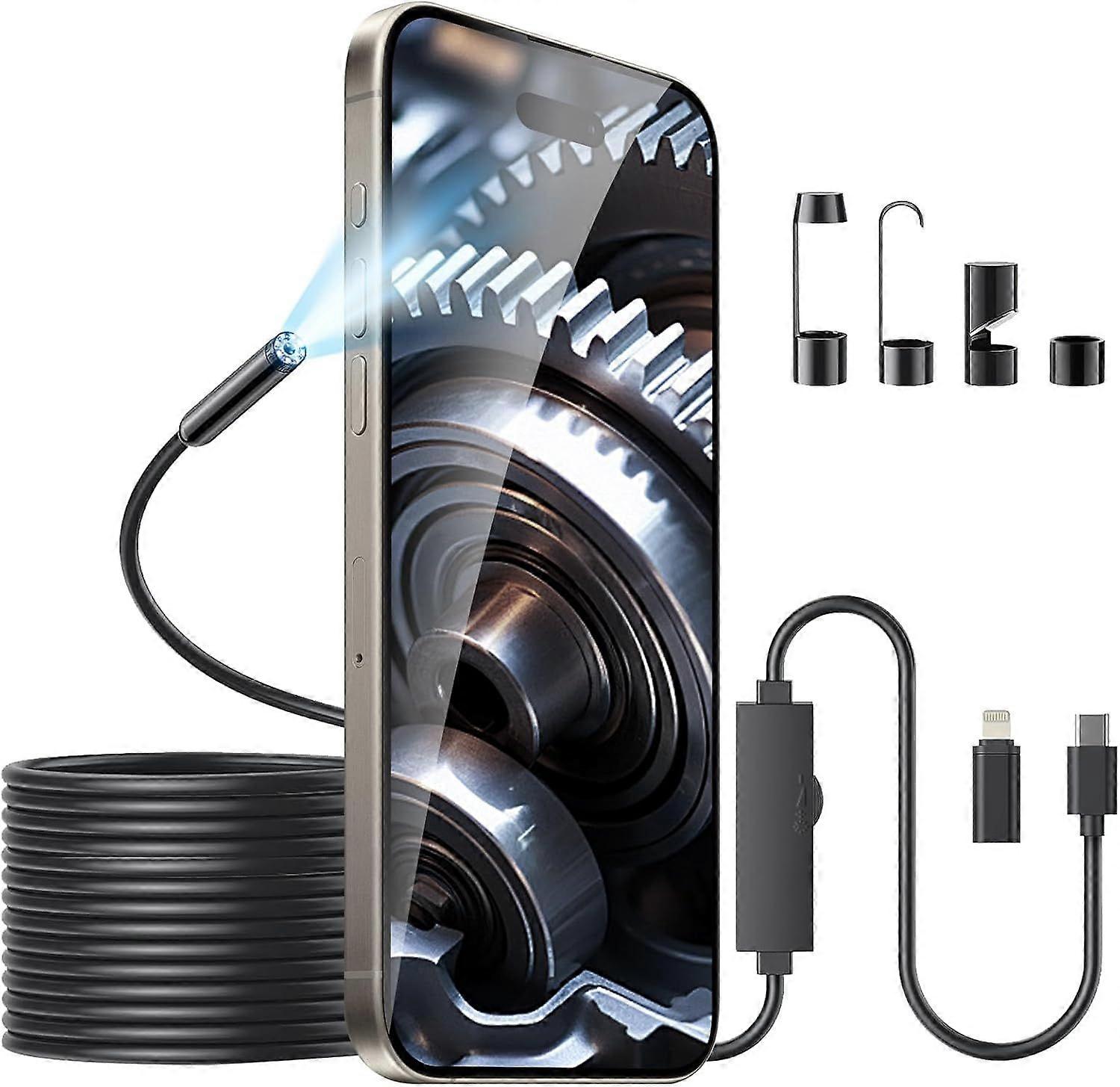 Endoscope Camera with Light for iPhone Android  1920P