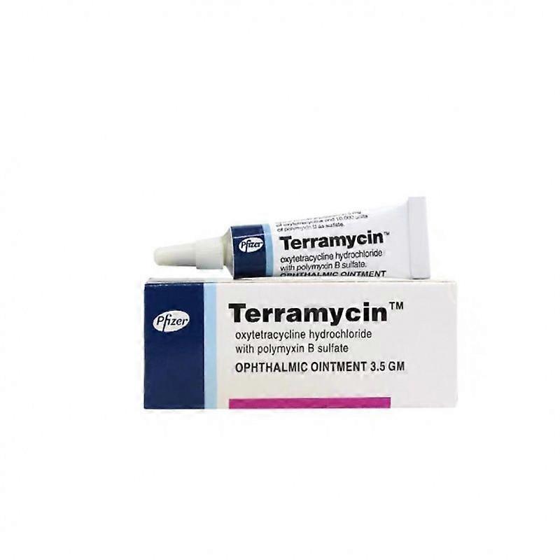 Anti-inflammatory ointment for the treatment of eye infections in dogs, cats, cattle, horses and sheep. Redness and swelling.