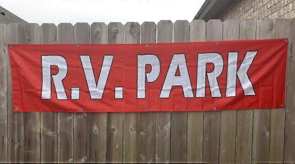 Företagsbanner för husbilspark FB0827