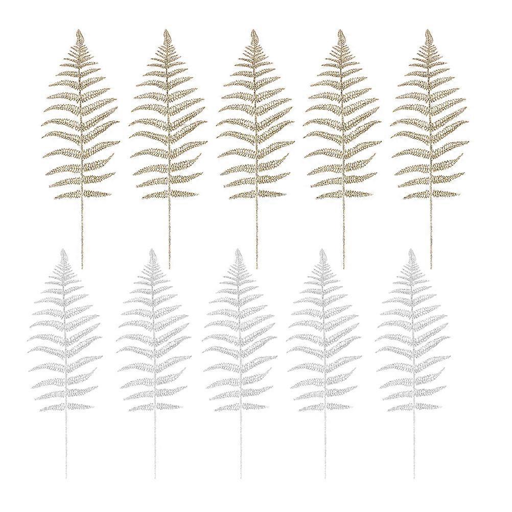 Christmas Tree Plugin Photography Props Simulation Leaf Adornment 10Pcs