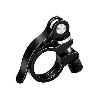 Snelspanner voor zadelpen, 2 stuks, aluminiumlegering, zwart