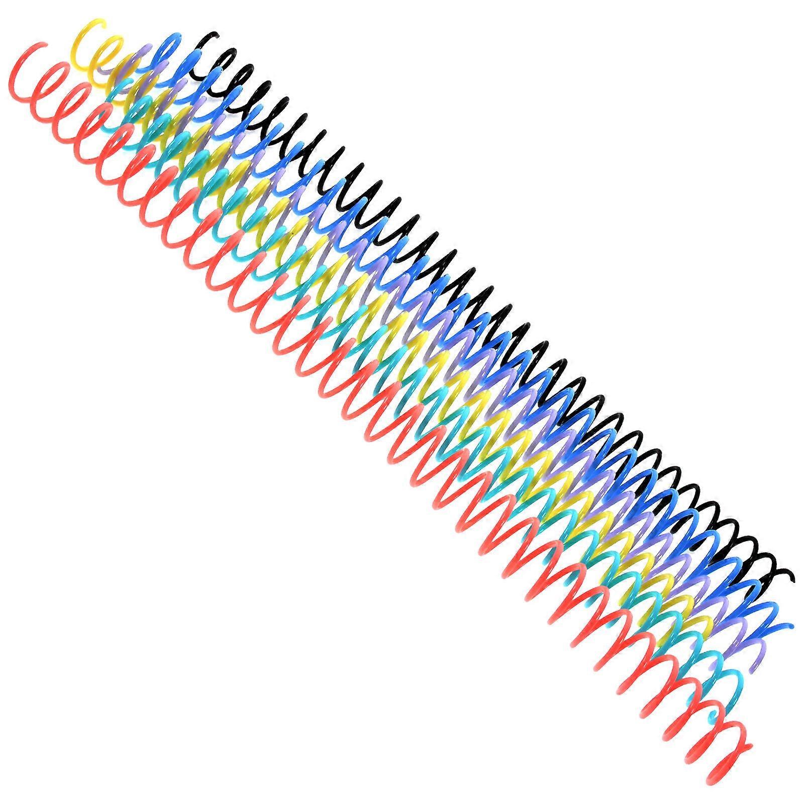 6stk Binding Spiraler Løsbladede bindespoler Notebook Binding Spiraler Skærbare binderinge