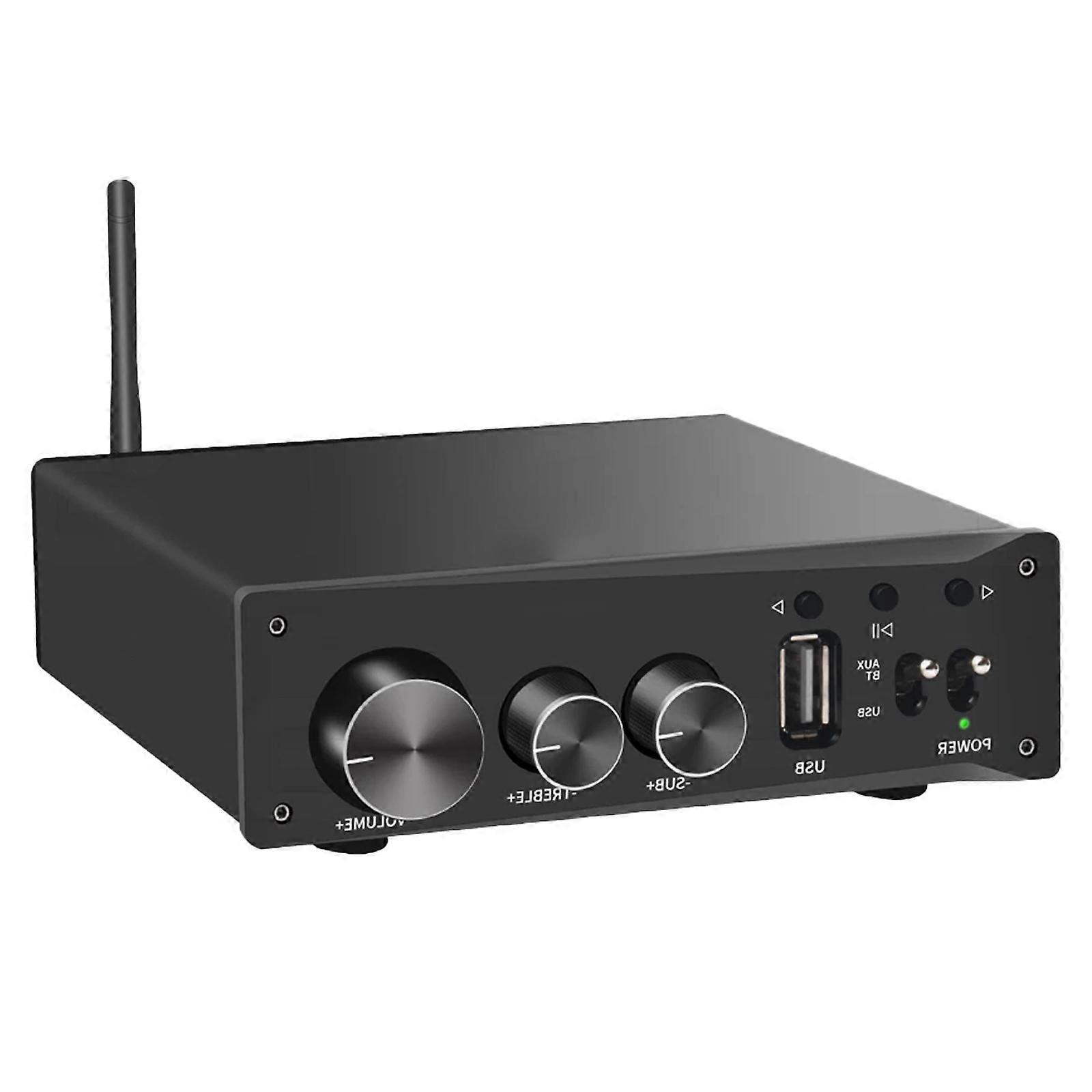 HF210PLUS 2.1CH/2.0CH Amplifikatör 50Wx2+100W USB Sürücü, Kablosuz Oynatma ve 5.1 Girişler, Ev Eğlencesi için Çok Renkli