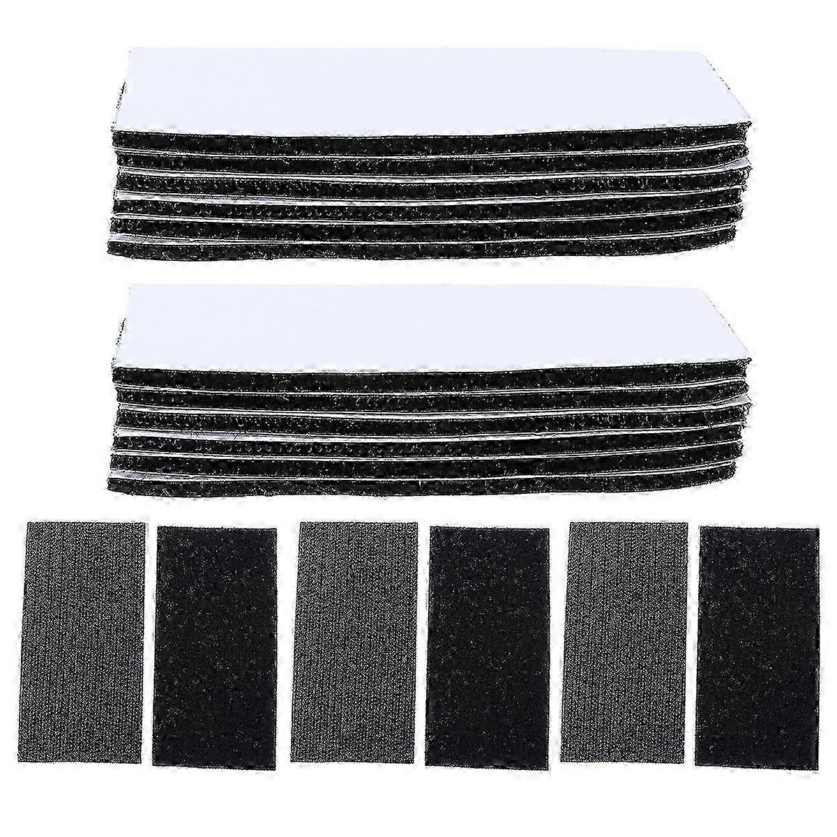 Square Hook and Loop Tape Adhesive Tape Hook Loop Belt for Fixing 15Pairs