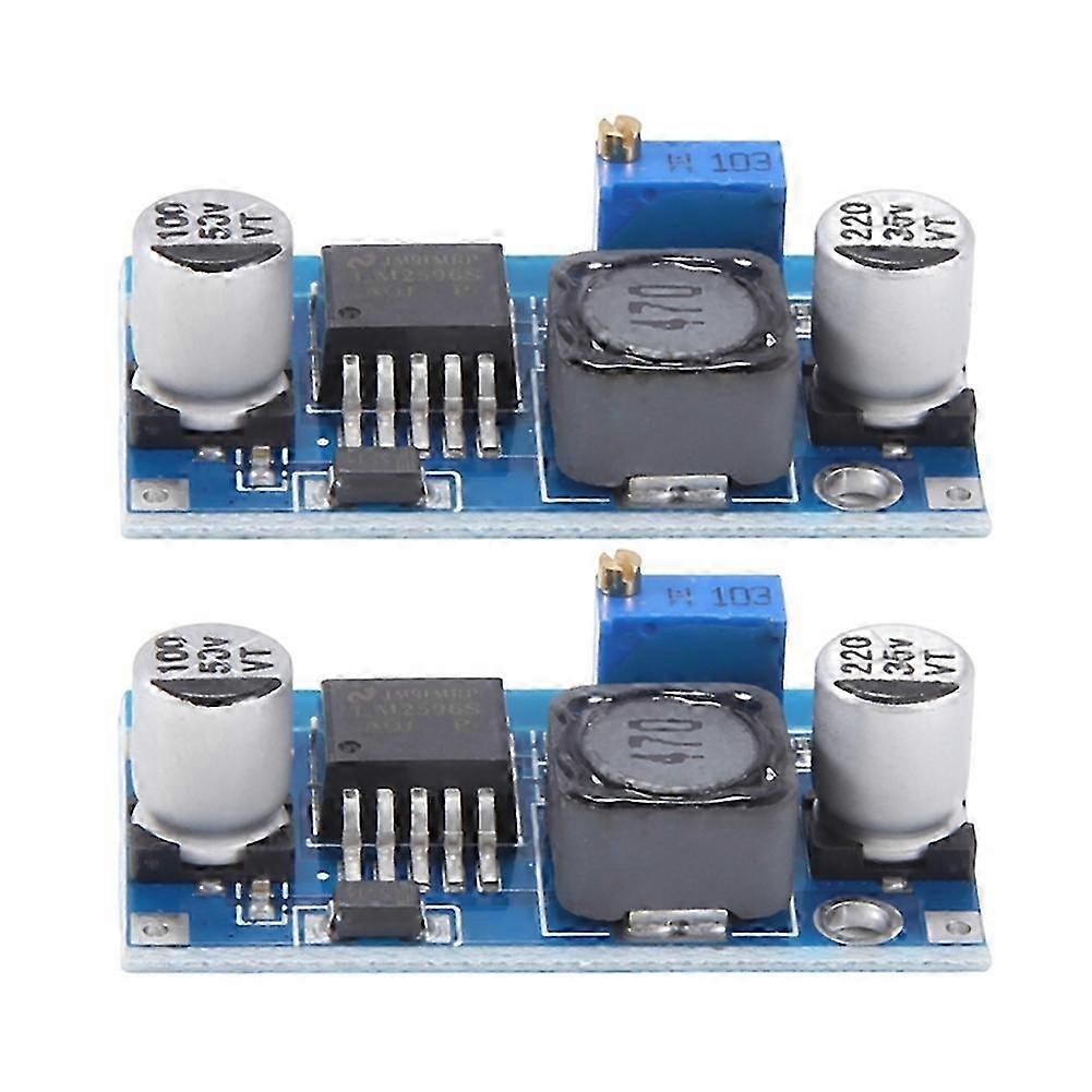 2PCS LM2596S DC-DC Step Down Power Supply Module 3A Adjustable Step-Down Module 1.5-35V Power Supply Step Down Module