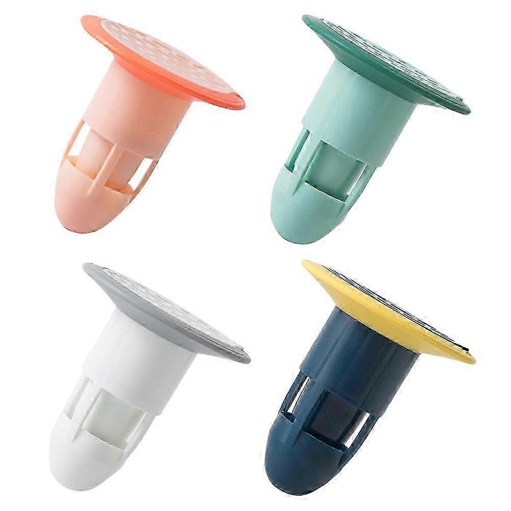 Floor Drain Backflow Preventer Deodorant Core with 4Pcs Plastic Sink Drain Plug