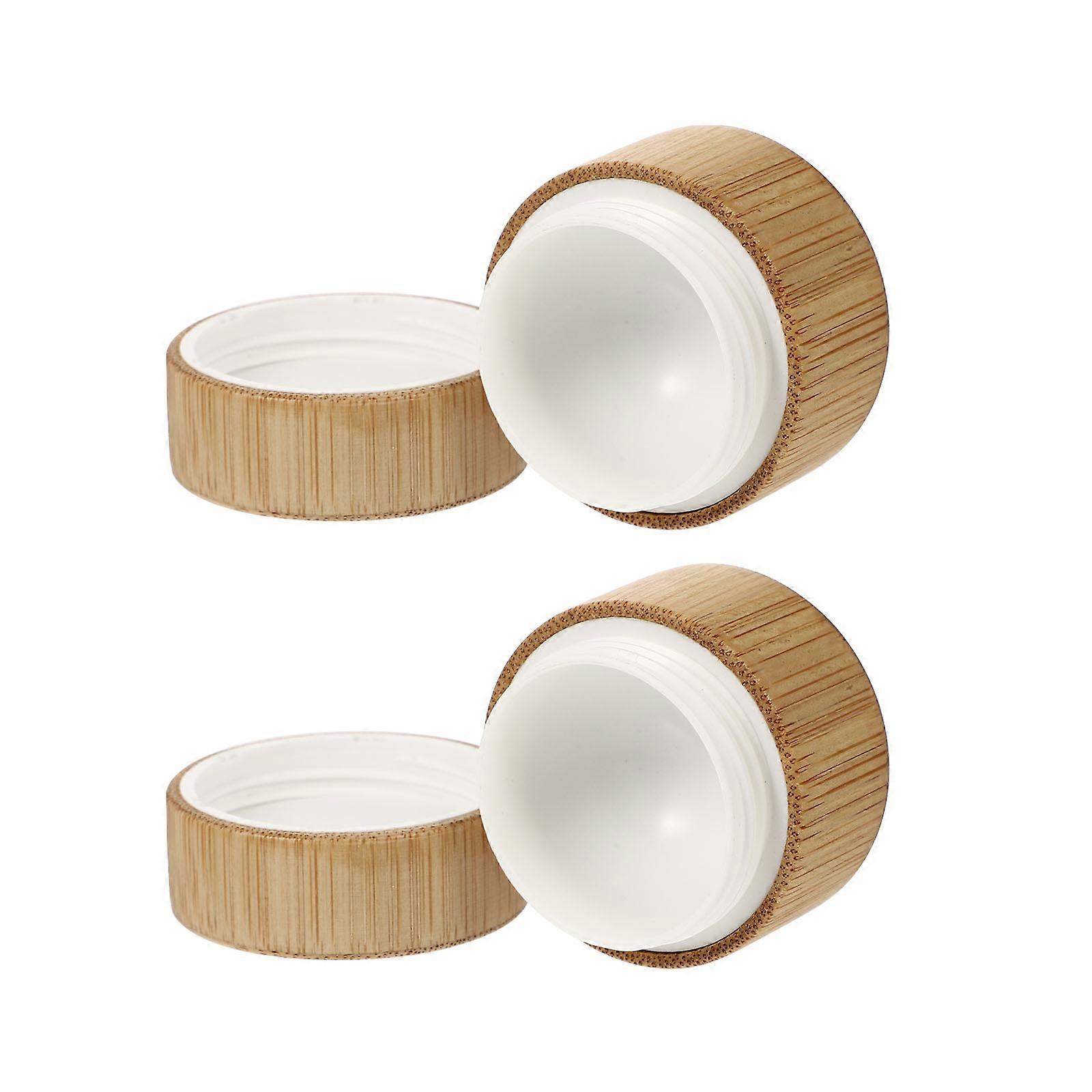 Refillable Cosmetics Cream Bottles for Storage Use Multipurpose 2Pcs