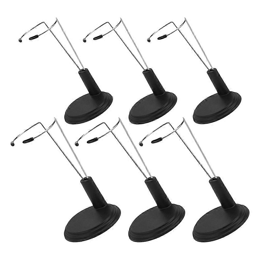 Fluorescent Stick Base Doll Display Holder for 6Pcs Figure Support Frames