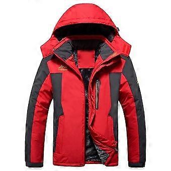 Men's Ski Jacket Winter Waterproof Windproof Warm Coat Fleece Thick Outwear Outdoor Mountain Overcoat Removable Hooded Parka 9XL Coats & Jackets