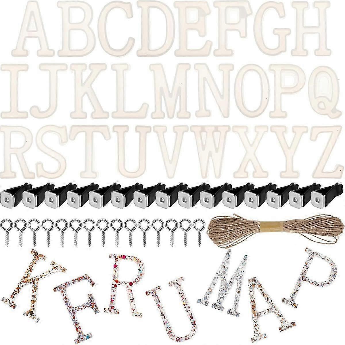 Silicone Alphabet Molds , Making Kits