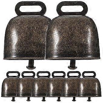 12 Stück Vintage Dekor Dekoration Glocken Kuhglocken Kleine Messingglocke Messingglocken
