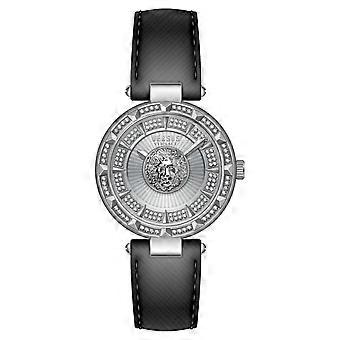 Versus by Versace Montre Femme Montre-Bracelet Sertie N Crystal VSPQ13221 Cuir