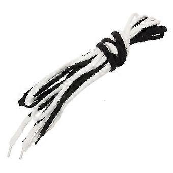 2 Paar flache Schnürsenkel Plüsch breiter Schuh String Outdoor Freizeitschuh Zubehör