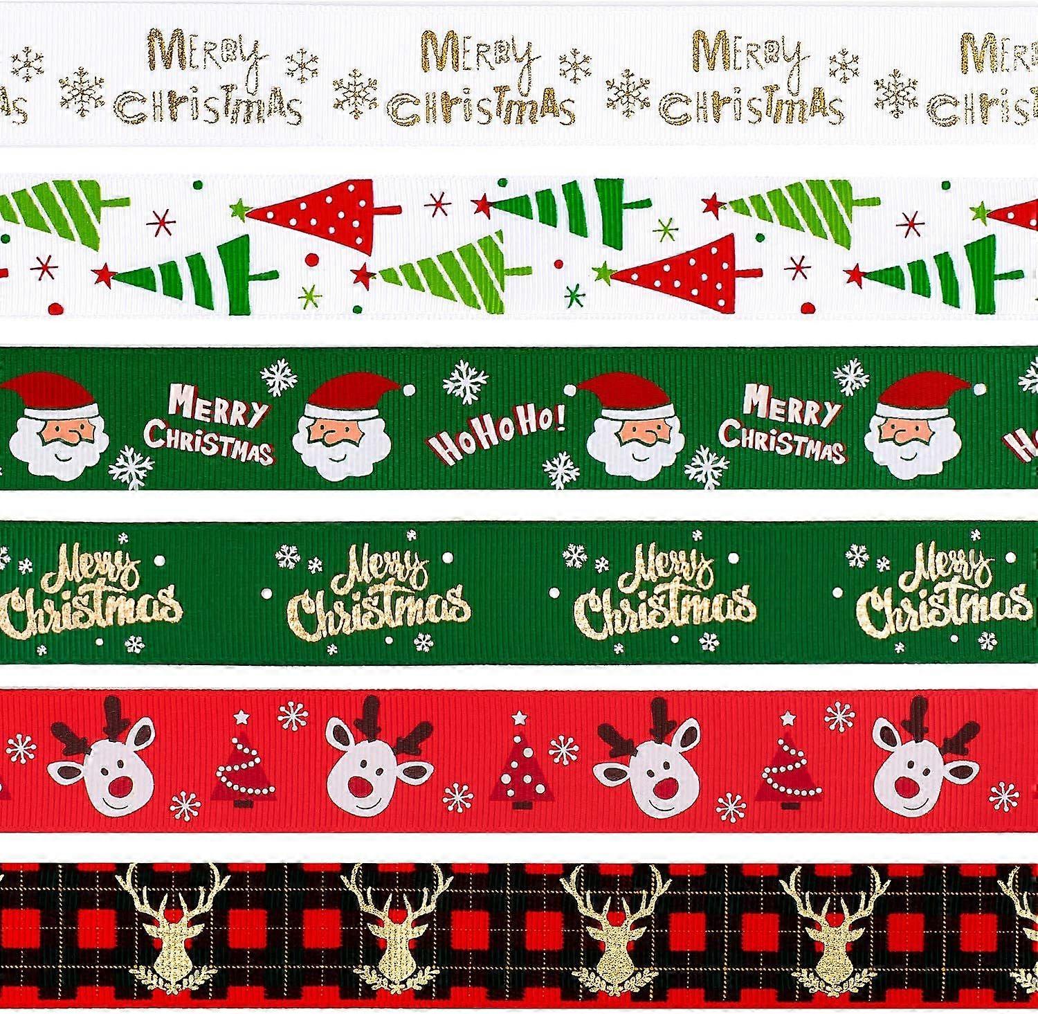 Assorted Christmas Ribbons for DIY Crafts