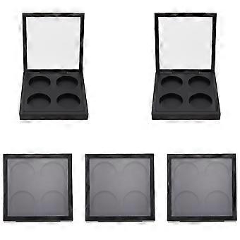 Eyeshadow Storage Plates Square Transparent Cover Cosmetics Boxes .00X7.0cm 5Pcs