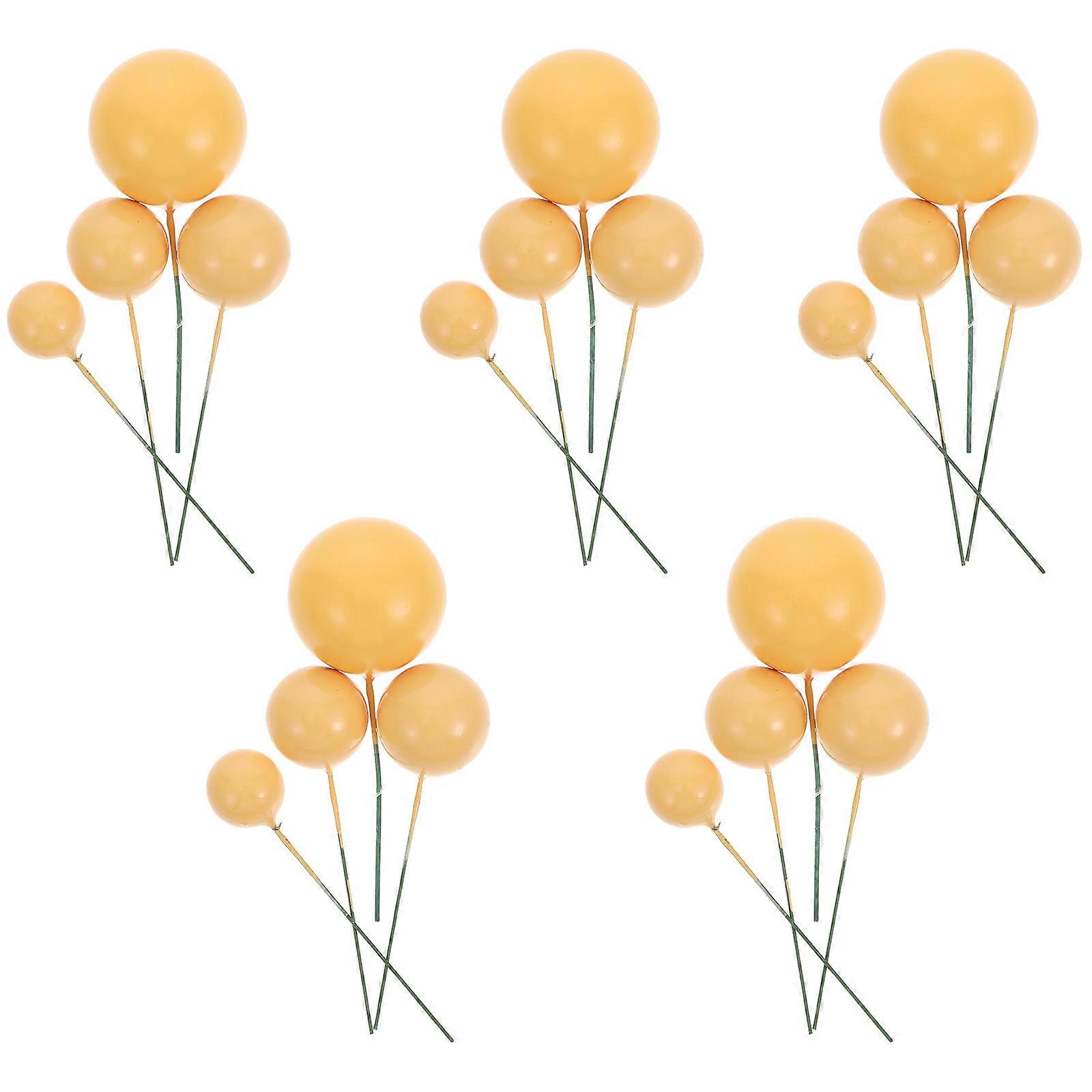 20 Pcs Creative Three-dimensional Decorations Cake Inserts Balloon Decorations