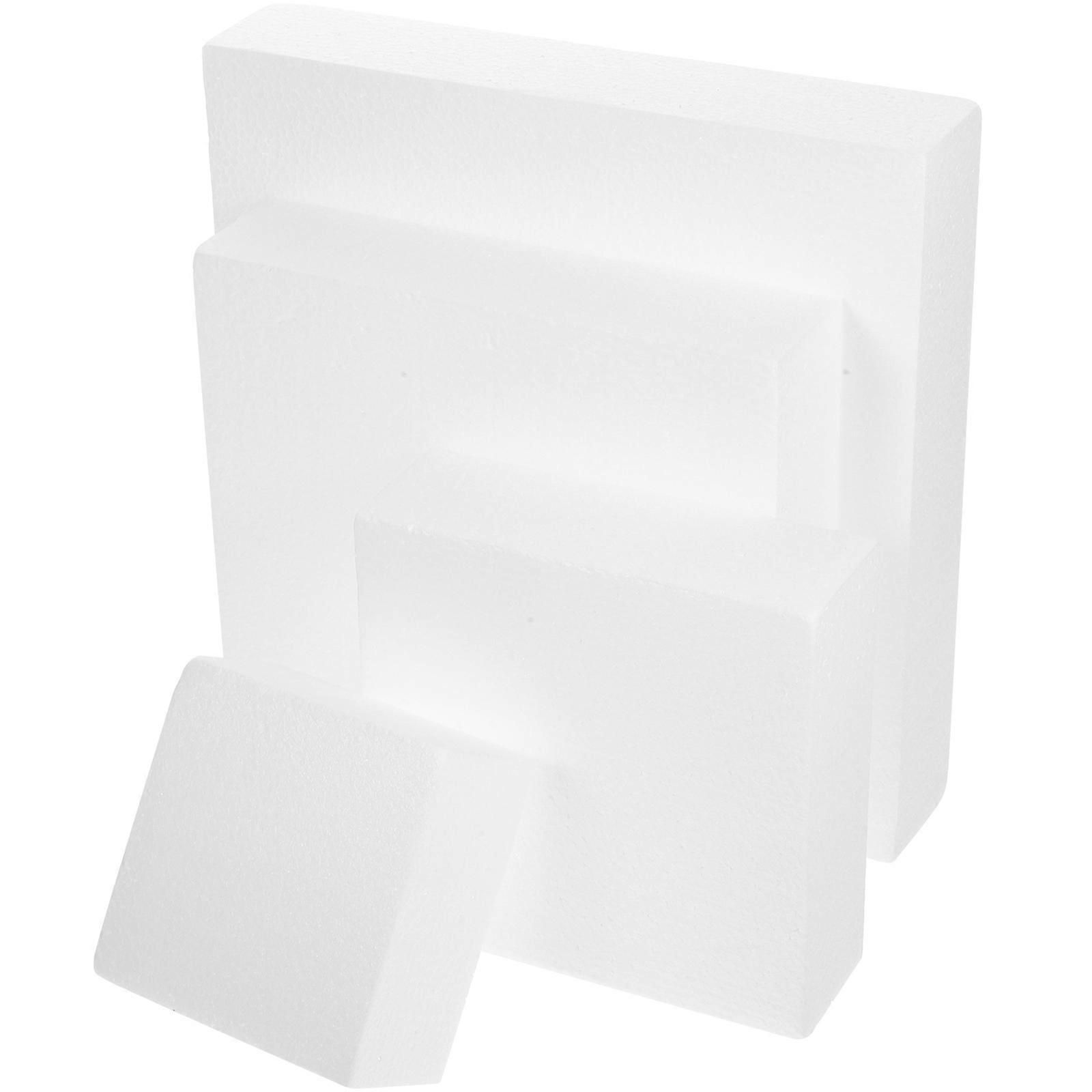 4Pcs Foams Cake Model Cubic-shaped Cake Model Baking Cake Model Cake Dummy Model
