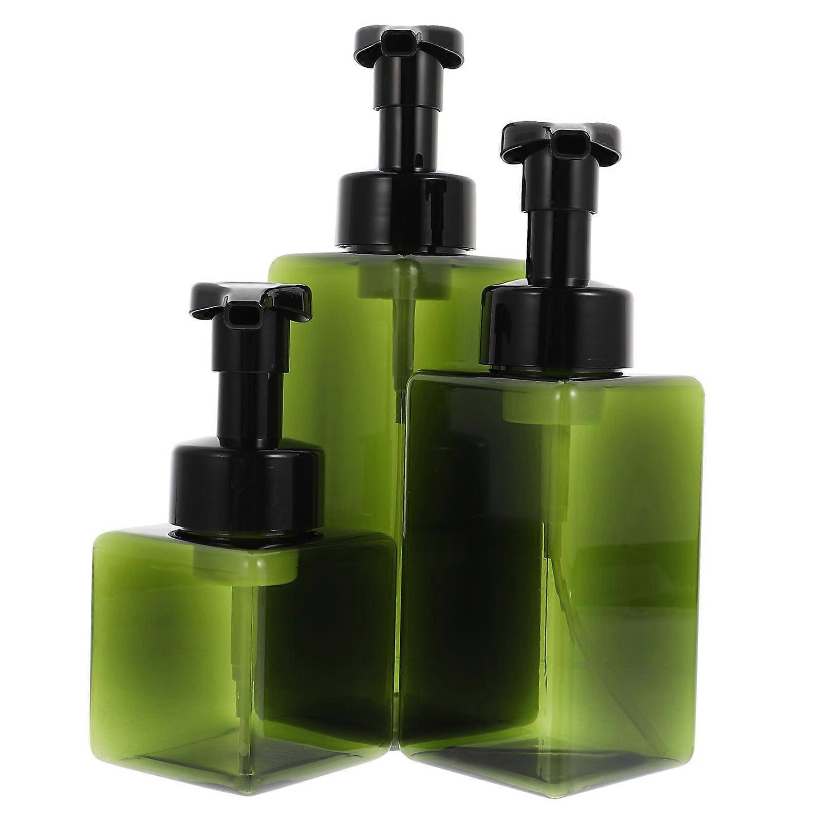 3Pcs Household Pump Bottles Multi-function Empty Bottles Convenient Pump Dispensers