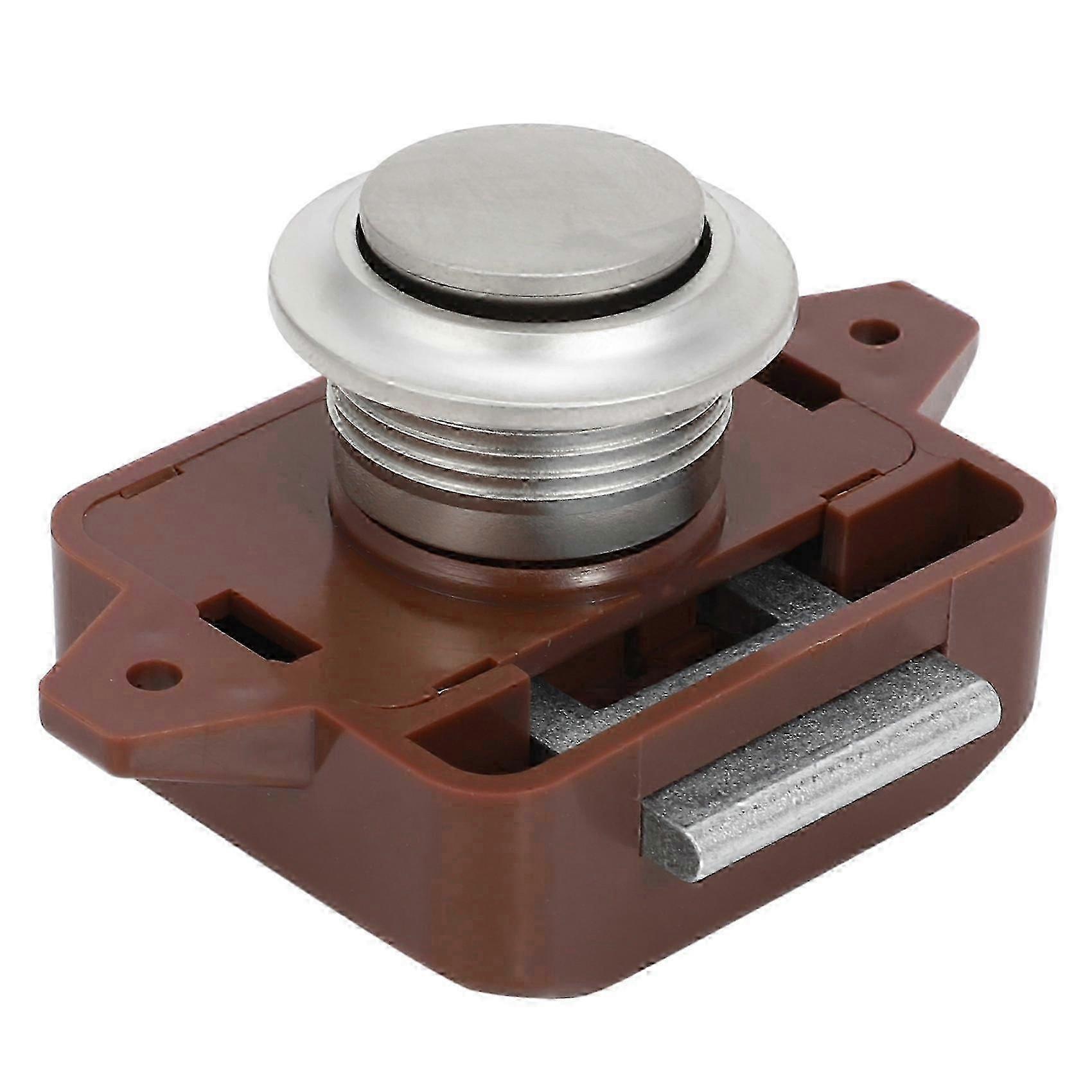 RV drawer lock - Push button latch for caravan cabinets