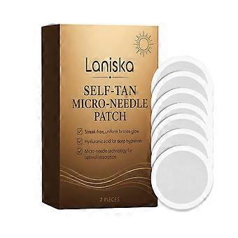 2pcs Self-Tanning Microneedle Patch, for Even and Natural Tanning, with Moisturizing Oils, Gentle and Skin-friendly
