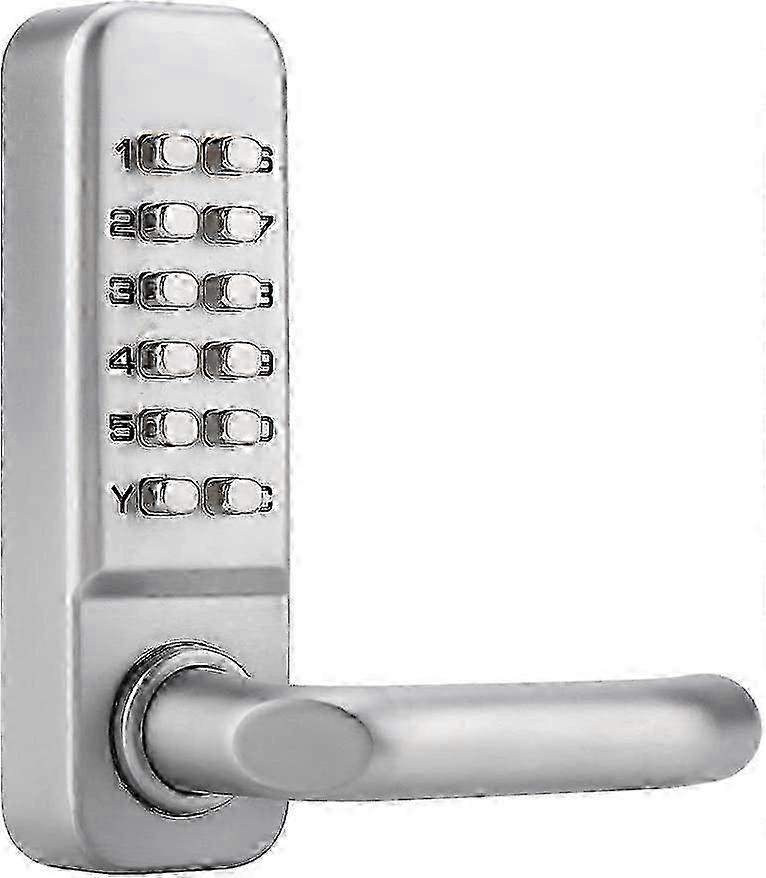 Waterproof Mechanical Code Lock, 1-11 Digit Code Combination Security Password Coded Lock Keyless Mechanical Combination Door Lock for Wooden Office D