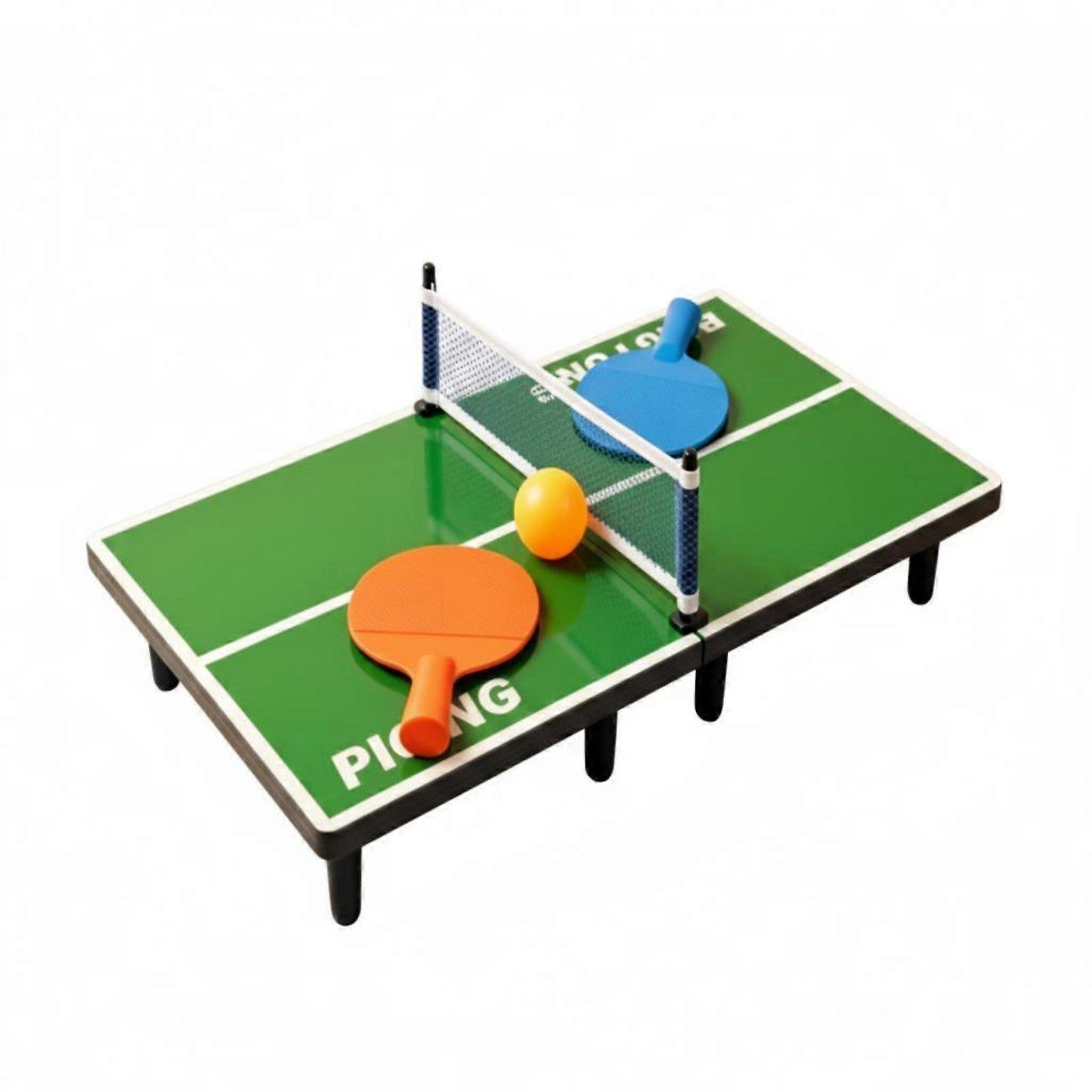 Mini Table Racket Set Lightweight Indoor Toy No Assembly for Surface