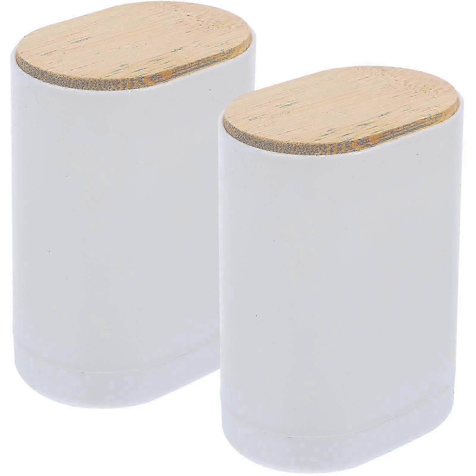 6Pcs Automatic Toothpick Box Pressing Type compatible with Household Storage Use WI