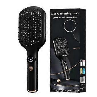 Nieuwe elektrische haarborstel met luchtkussen en sprayfunctie, een twee-in-één hydraterende en anti-haarmassageborstel.