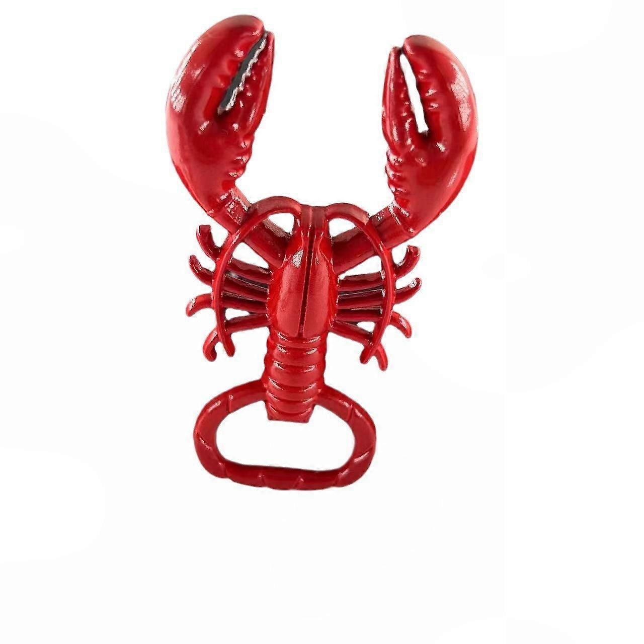 Metal Crayfish Portable Bottle Opener Key Ring