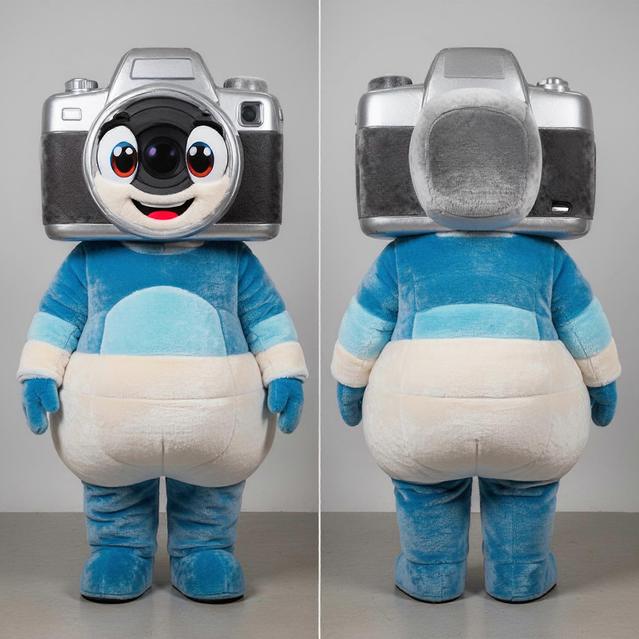 MASTICOT Silver Reflective Camera Mascot