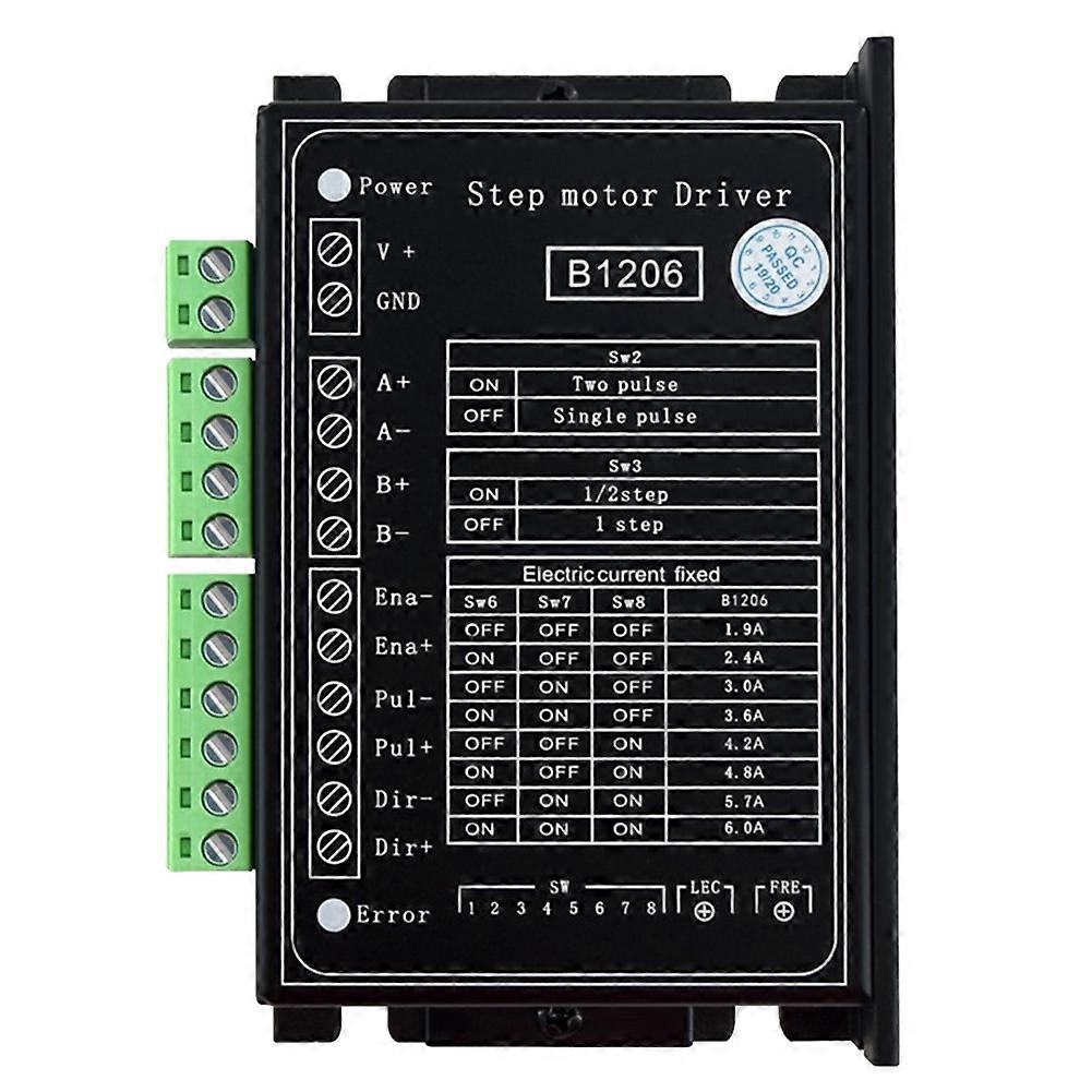 B1206 Stepper / Half Step Driver Two Phase Stepper Motor Driver Supply Voltage 120V 6A Working Current