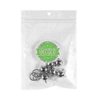 R8 Pet Bells Ukcoco Pendant Bells with Excellent Jingle Sound 3Pcs Silver