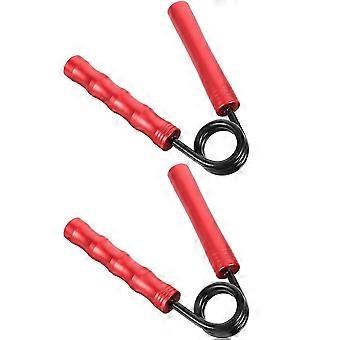 Hand Gripper Hand-Muscle Exercise Tool for Muscle Training 2Pcs Red Spring Steel