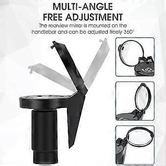 Mini-Fahrradspiegel, Rückspiegel, MTB, Rennrad, Sichtspiegel, 16–22 mm