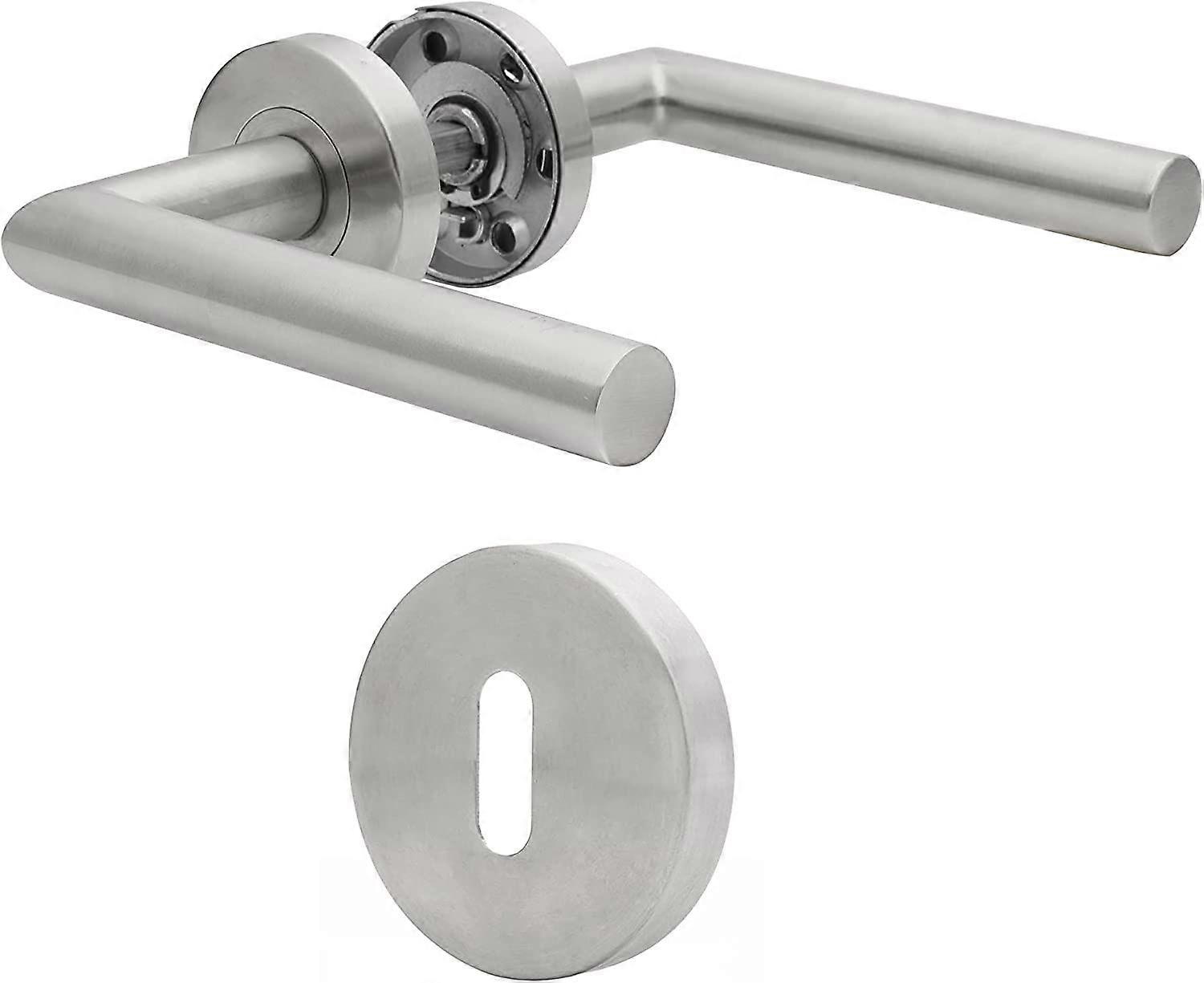 Modern Concealed Adjustable Spring-Assisted Door Handle Set