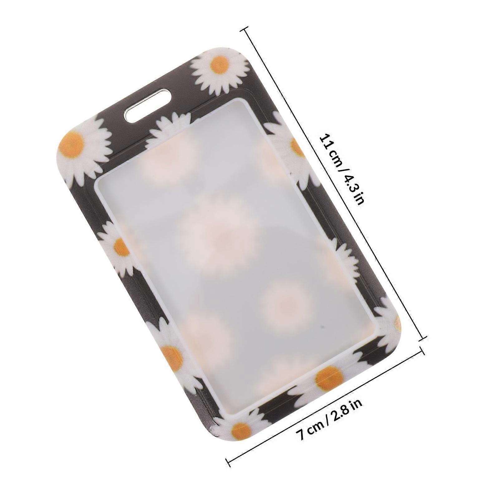 Porte-badge avec cordon, format rectangulaire, en polyester, 1 pièce