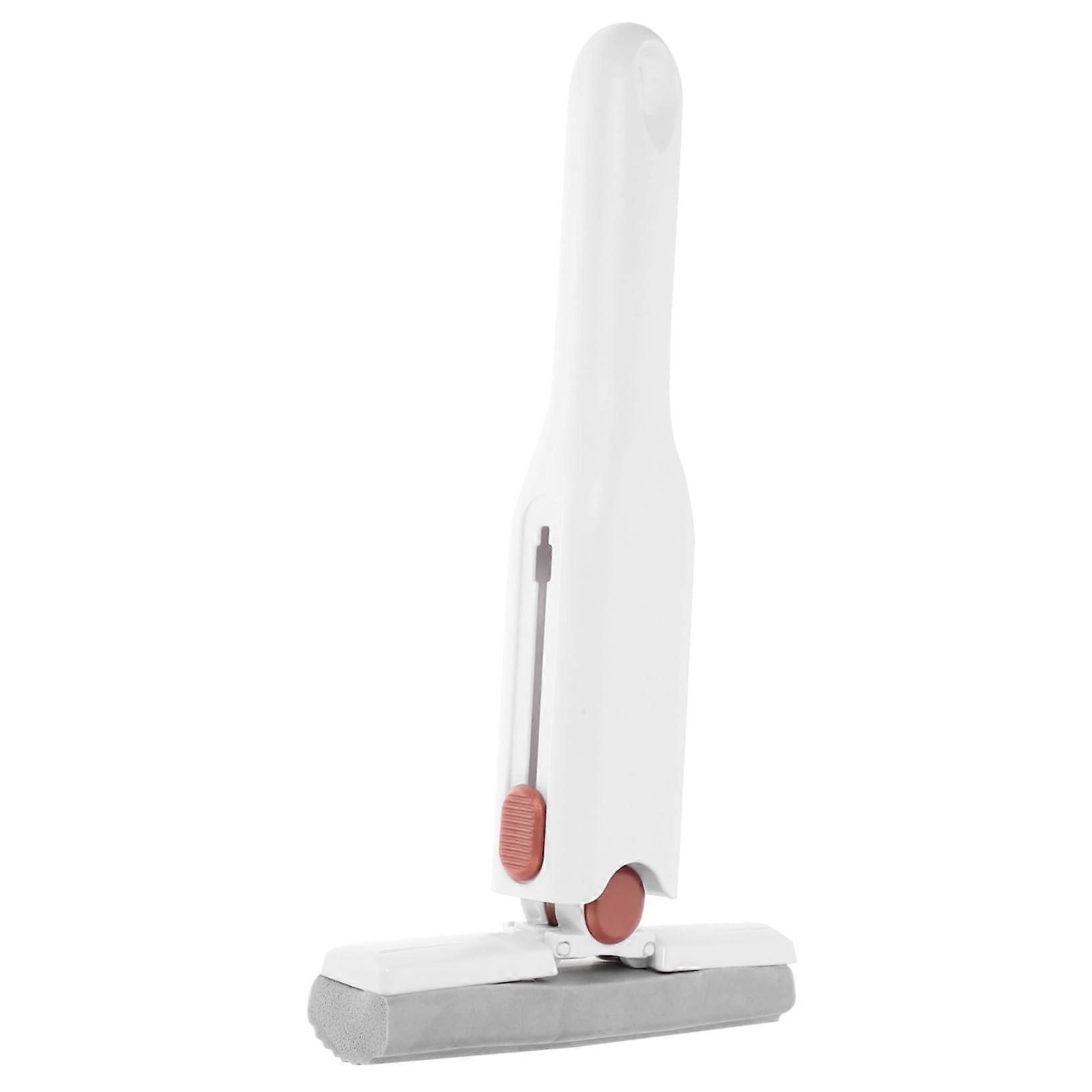 SelfSqueeze Sponge Mop Set for Bathroom and Kitchen, Compact Lightweight Mini Mop for Quick Cleaning