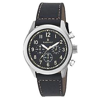 Neue strahlende Westend Quarz Analog Man Uhr mit RA88901 Kuhfell Armband