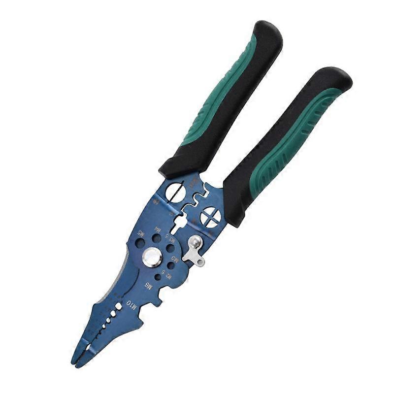 Wire Stripper Decrustation Pliers Adjustable Electrical Winding Non-slip Crimper