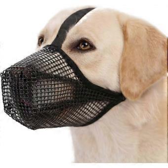 Soft Mesh Dog Muzzle for Lmell, Small, Medium & Large Labrador & German Dogs