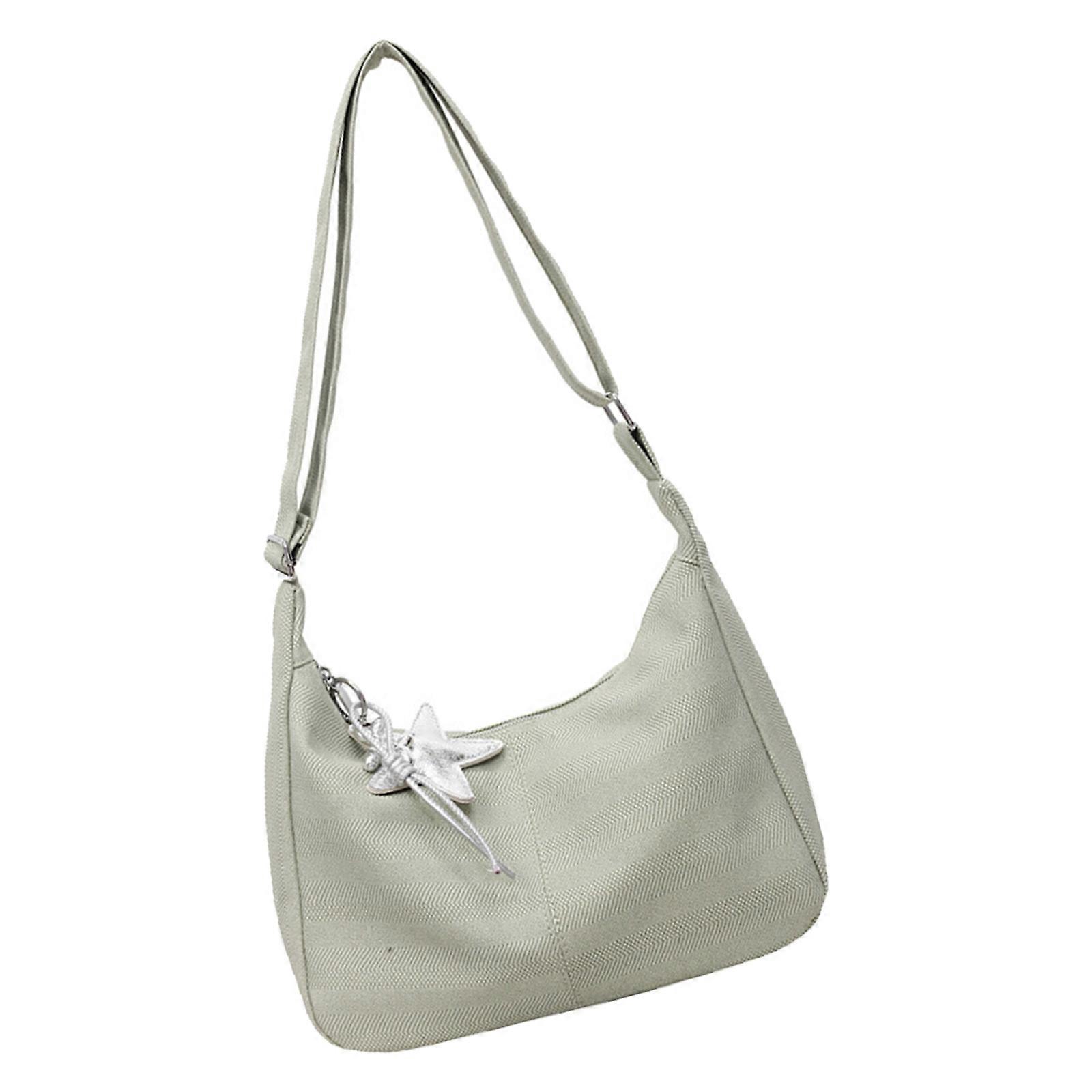 Lightweight Canvas Crossbody Satchel