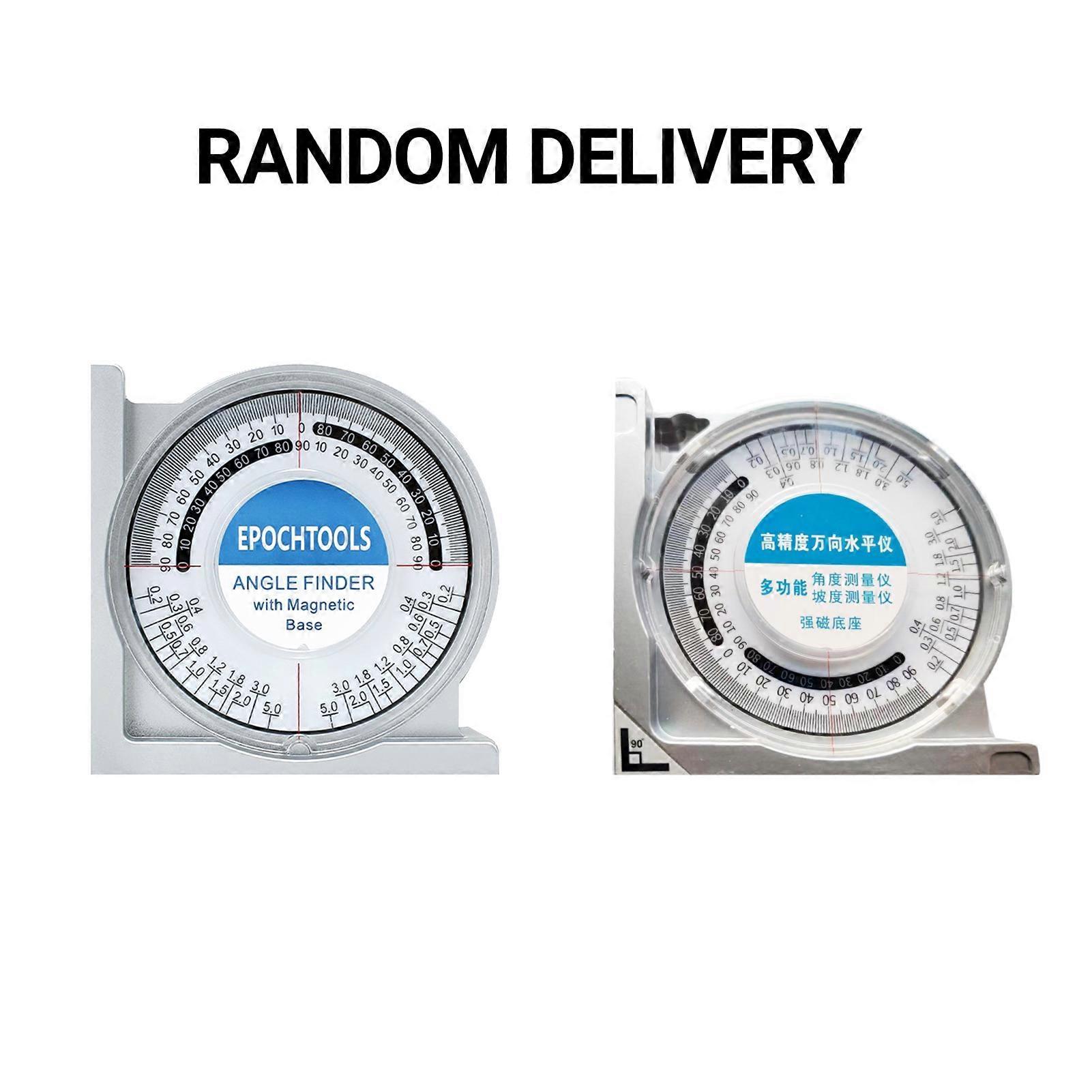 Magnetic Protractor, Angle Finder,   Inclinometer Measuring Tool with Comparison Chart,   Bubble for Plumbing Work, Home Engineering
