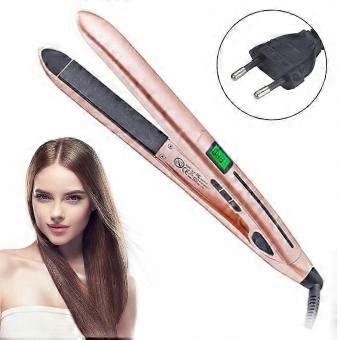 Mini Hair Straightener & Curler, Titanium Flat Iron with Negative Ion, Adjustable Temperature Up to 230°C & Auto Shut-Off
