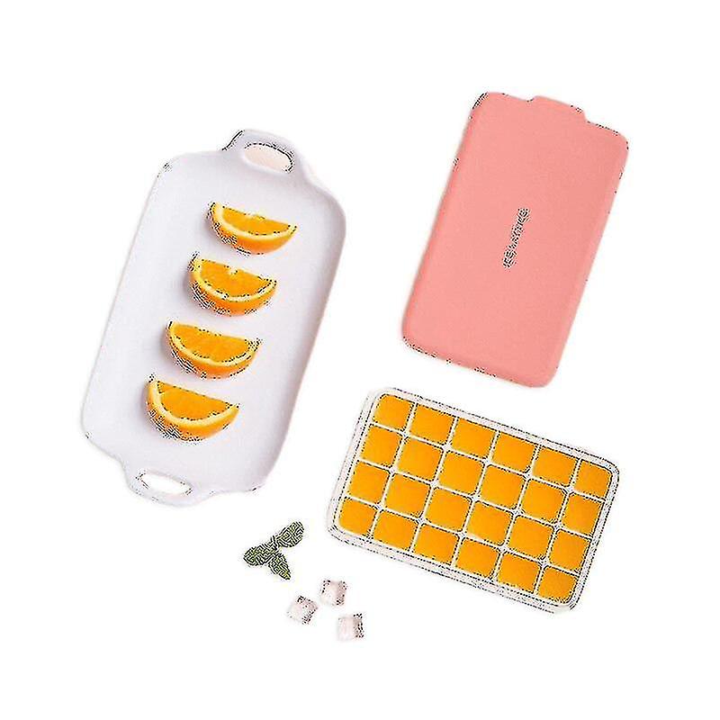 Silicone Tray Square Ice Tray Mould 24 Grid Ice Cube Mold Easy Release Silicone Party Mould