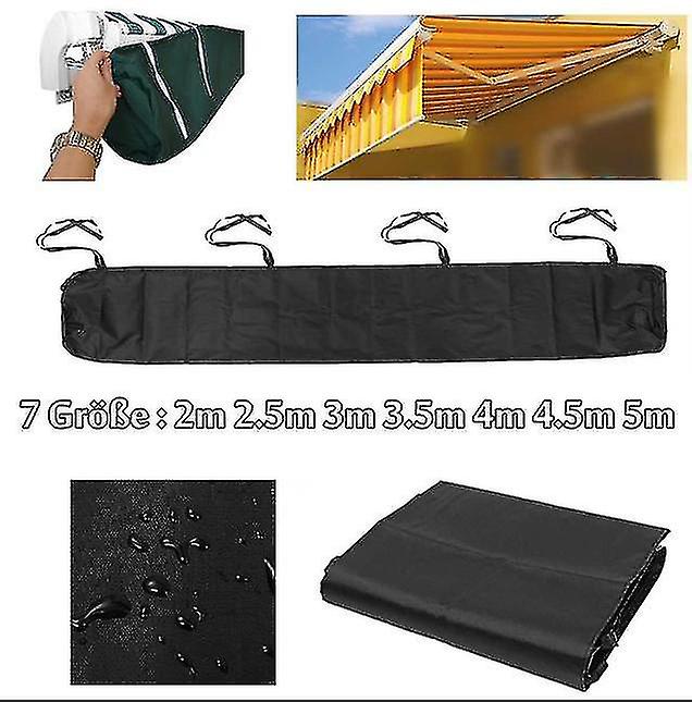 Outdoor Awning Waterproof Cover, Retractable Roller Blind Dustproof Cover