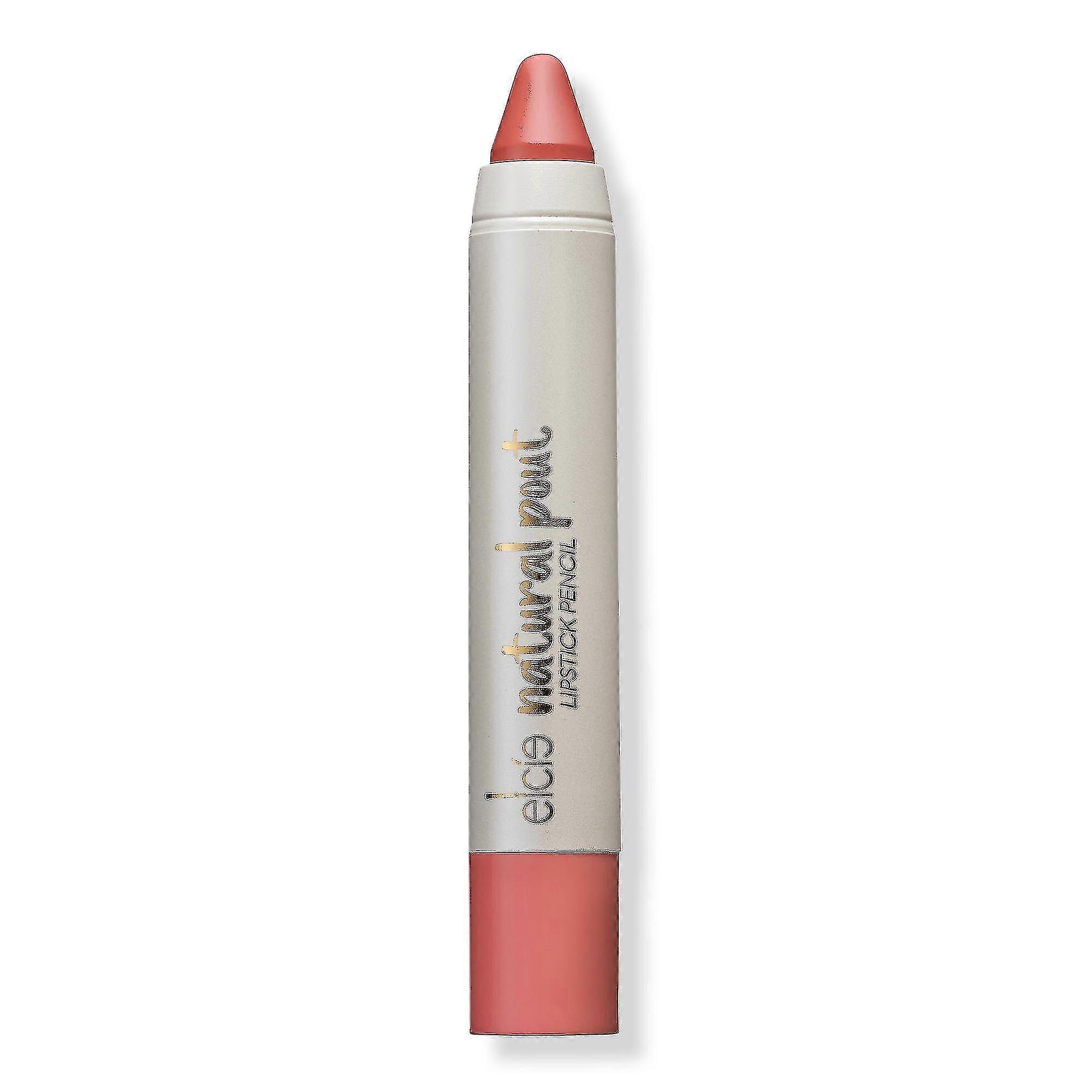 Elcie Cosmetics Natural Pout Lipstick Pencil, Flamingo, 0.1 Oz