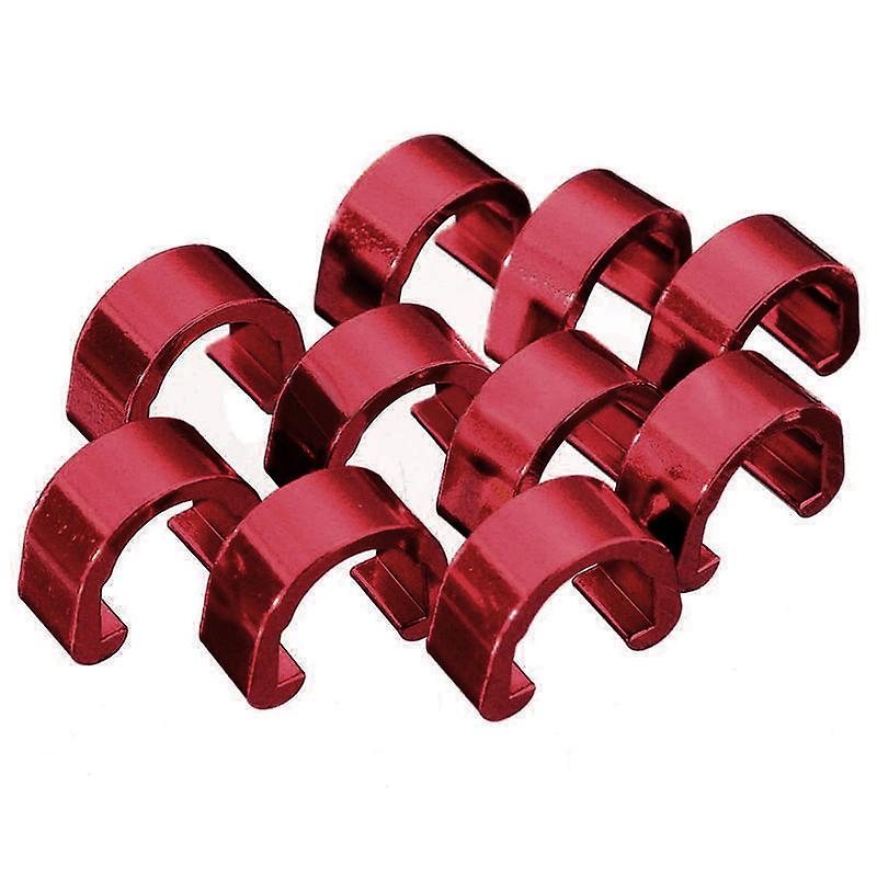 10 Pcs/Set Mountain Bike Button Aluminum Alloy Tubing Buckle Brake Line Tube Fixed Button New