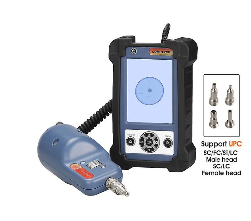 Integrated Fiber End Face Detector Handheld High Precision Fiber Optic Microscope Probe With 3.5 Inch Display Screen Monitor